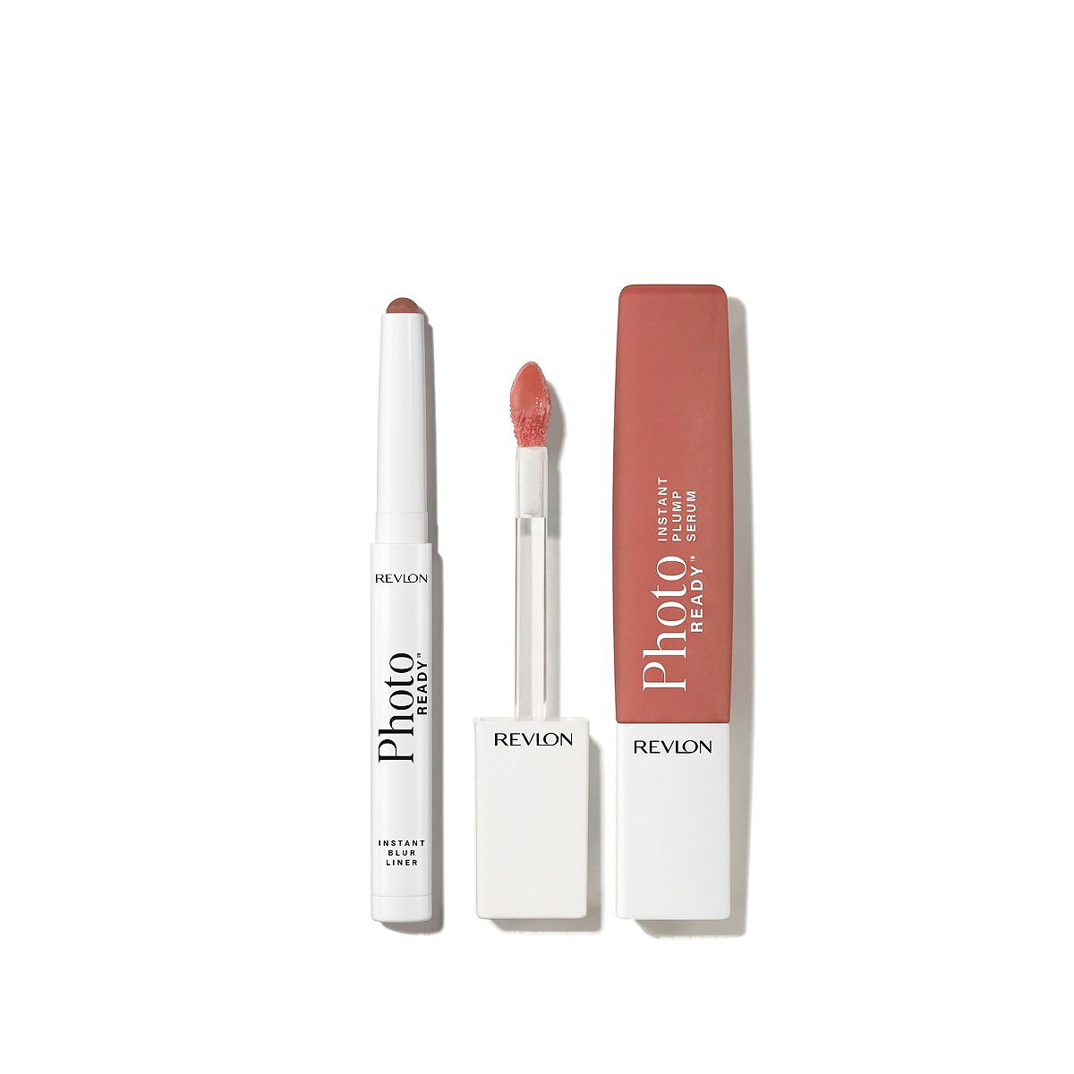 Revlon Blur Lip Liner & Plump Serum Nude Peach