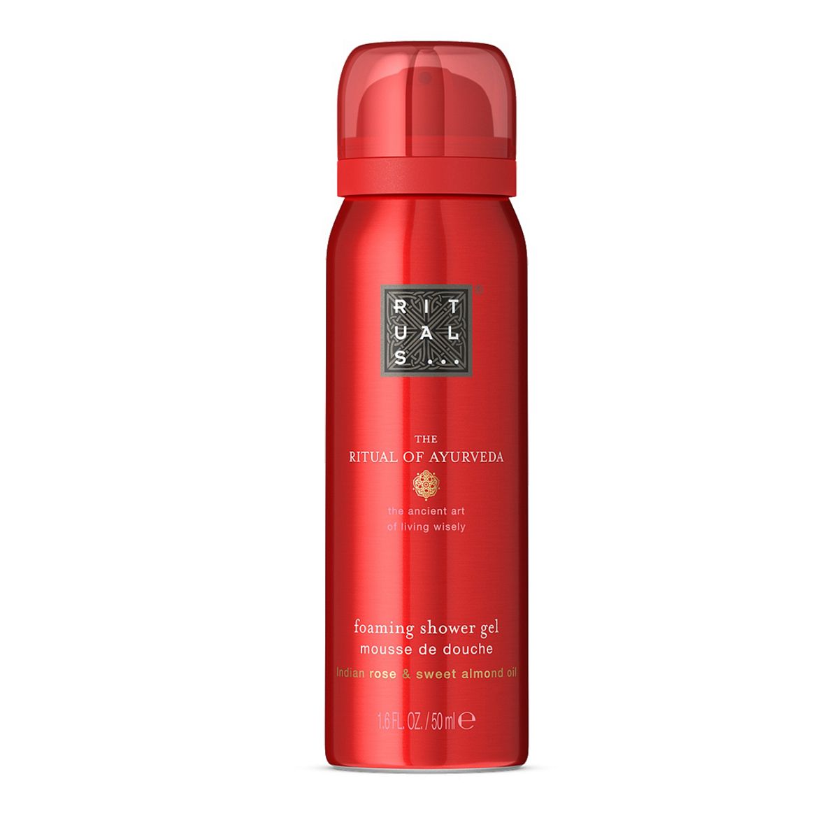 Rituals The Ritual Of Ayurveda Foaming Shower Gel Sweet Almond & Indian Rose 50ml