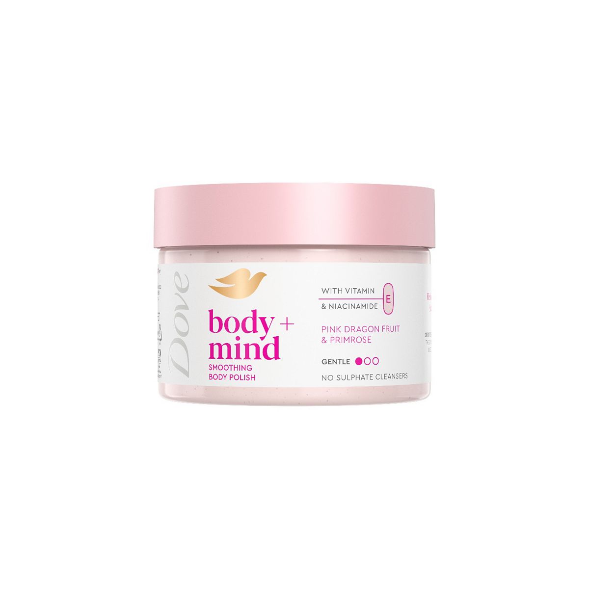 Dove Body & Mind Dragonfruit Primrose Bath Scrub 295Ml
