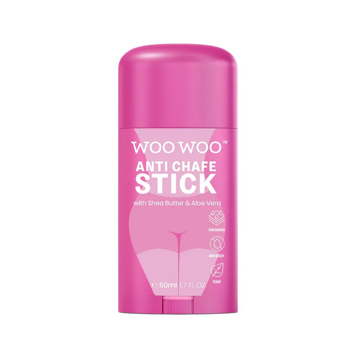 Woowoo Anti Chafe Stick With Shea Butter & Aloe Vera 50Ml