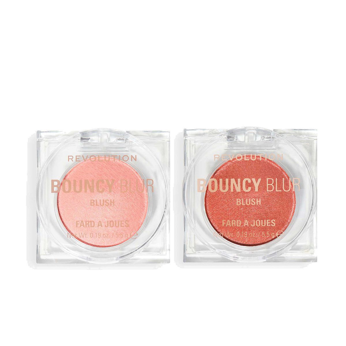 Revolution Beauty Revolution Bouncy Blur Blush Duo Peachy Pop