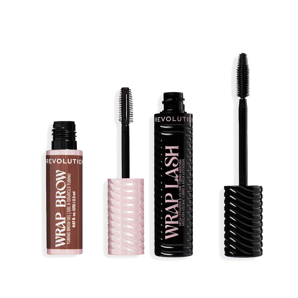 Revolution Beauty Revolution Wrap Tubing Mascara Brow Ultra Black/dark Brown