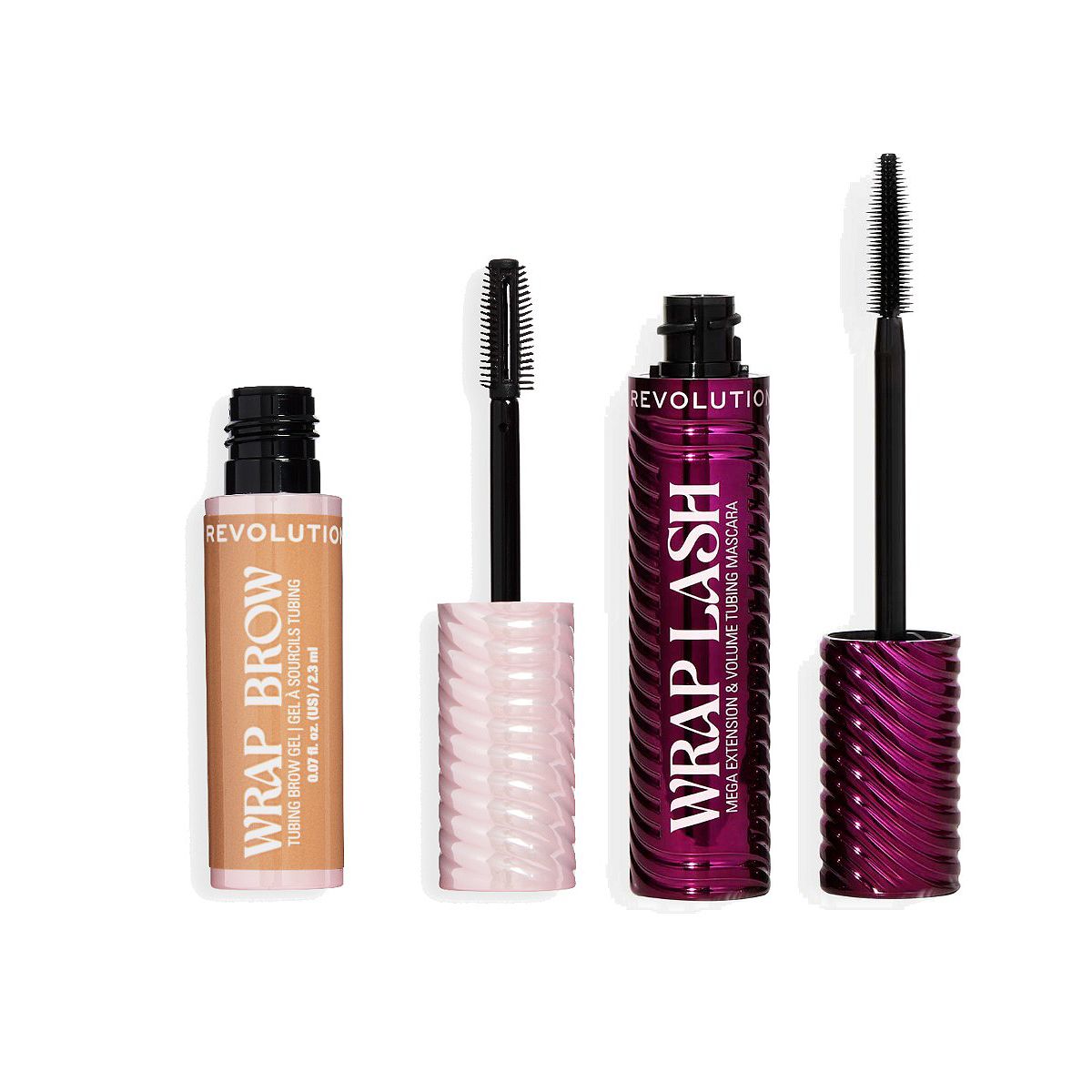 Revolution Beauty Revolution Wrap Tubing Mascara Brow Burgundy/cool Medium Brown
