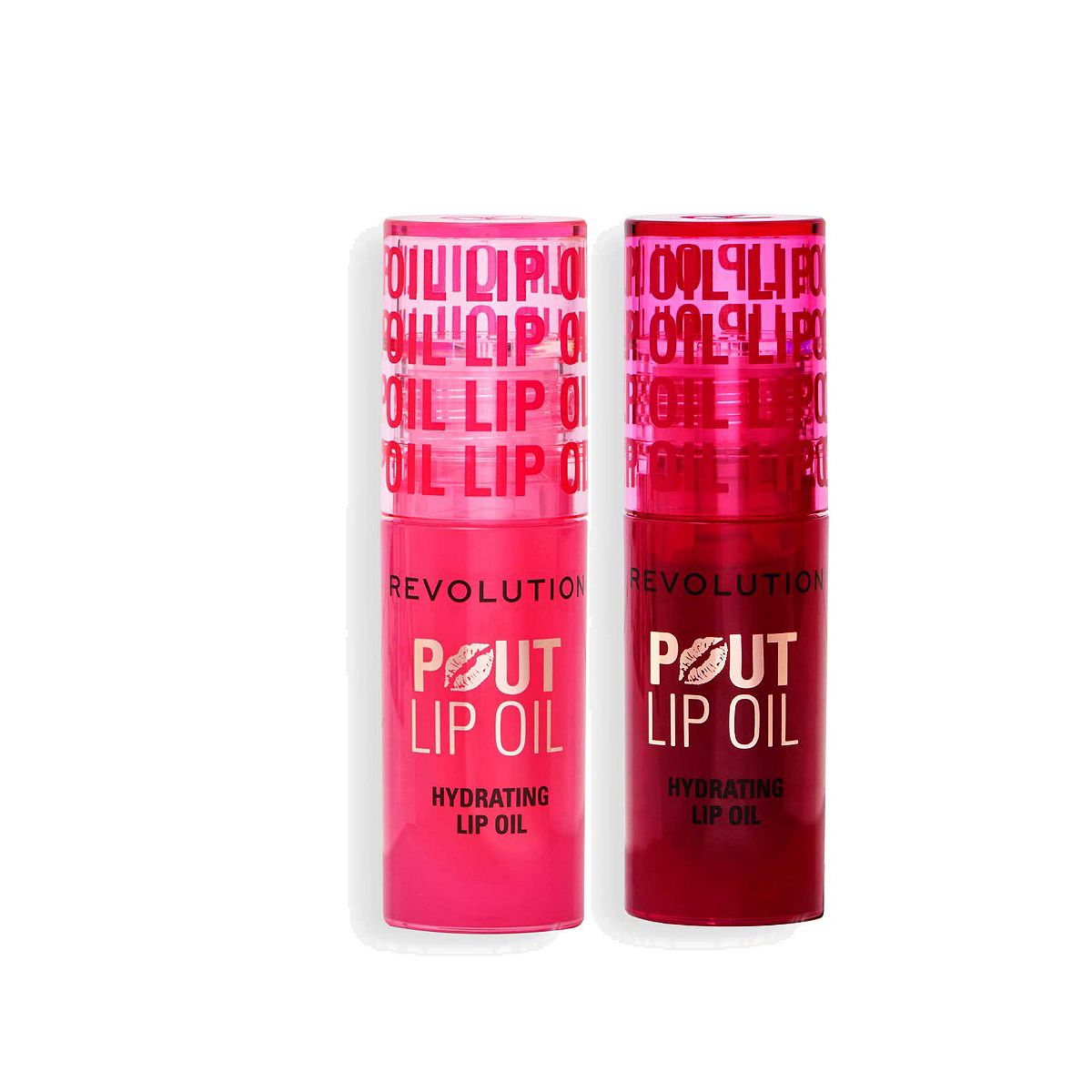 Revolution Beauty Revolution Pout Lip Oil Duo Cherry Watermelon