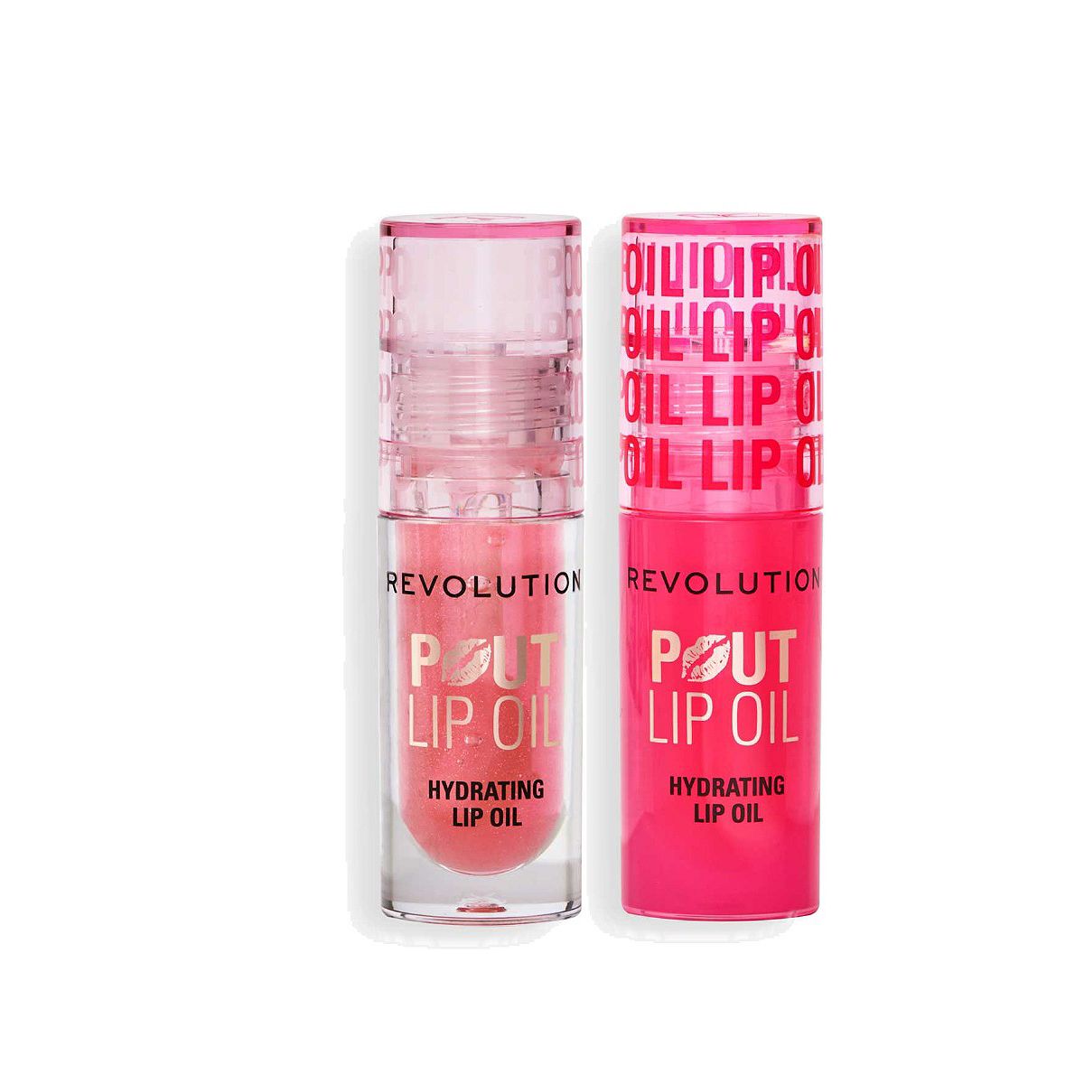 Revolution Beauty Revolution Pout Lip Oil Duo Watermelon Shimmer