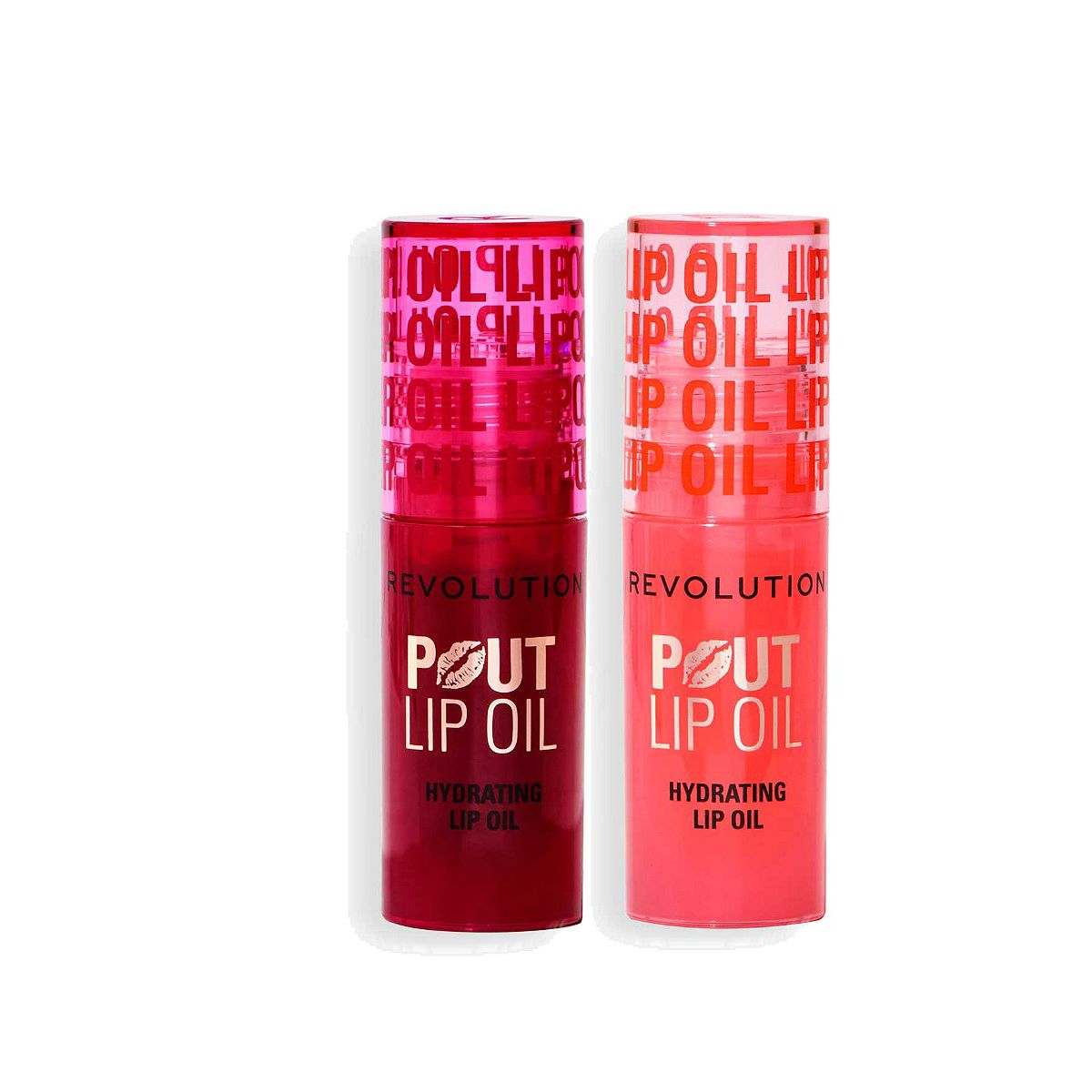 Revolution Beauty Revolution Pout Lip Oil Duo Cherry Peach