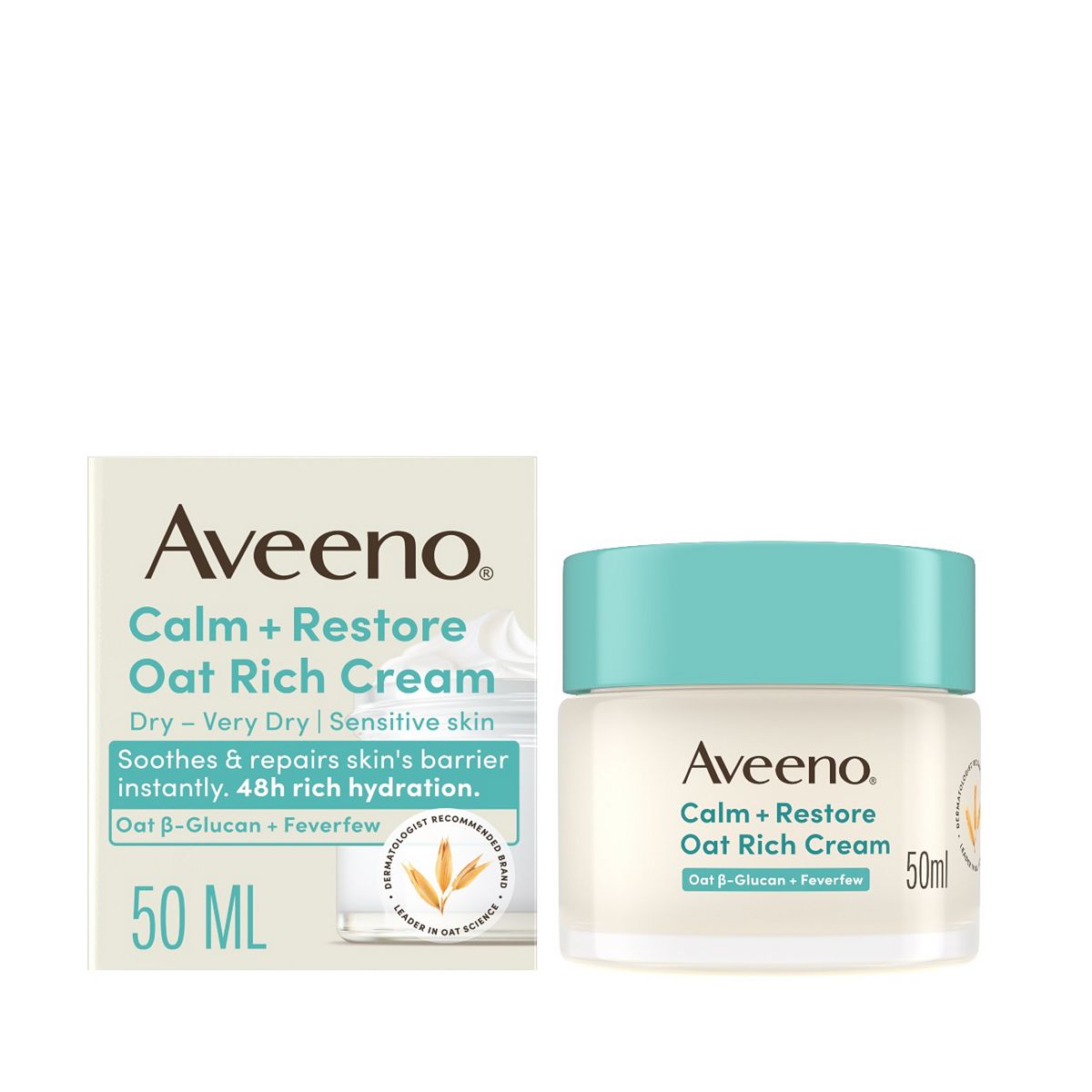 Aveeno Oat Rich Face Cream 50ml