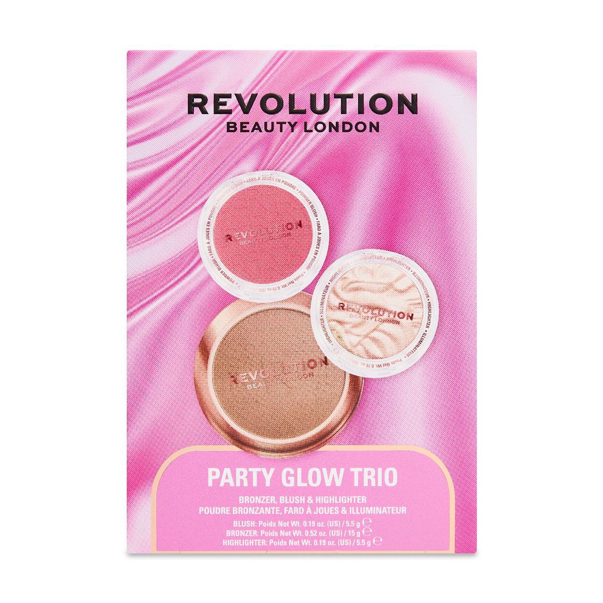 Revolution Party Glow Face Powder Trio