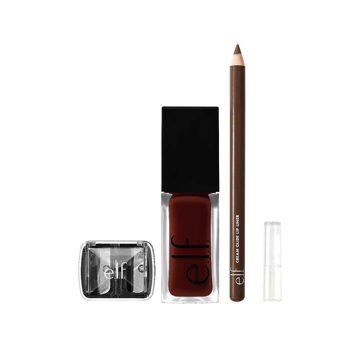 Elf E.l.f. Glow Reviver Lip Oil Hot As Fudge Bundle