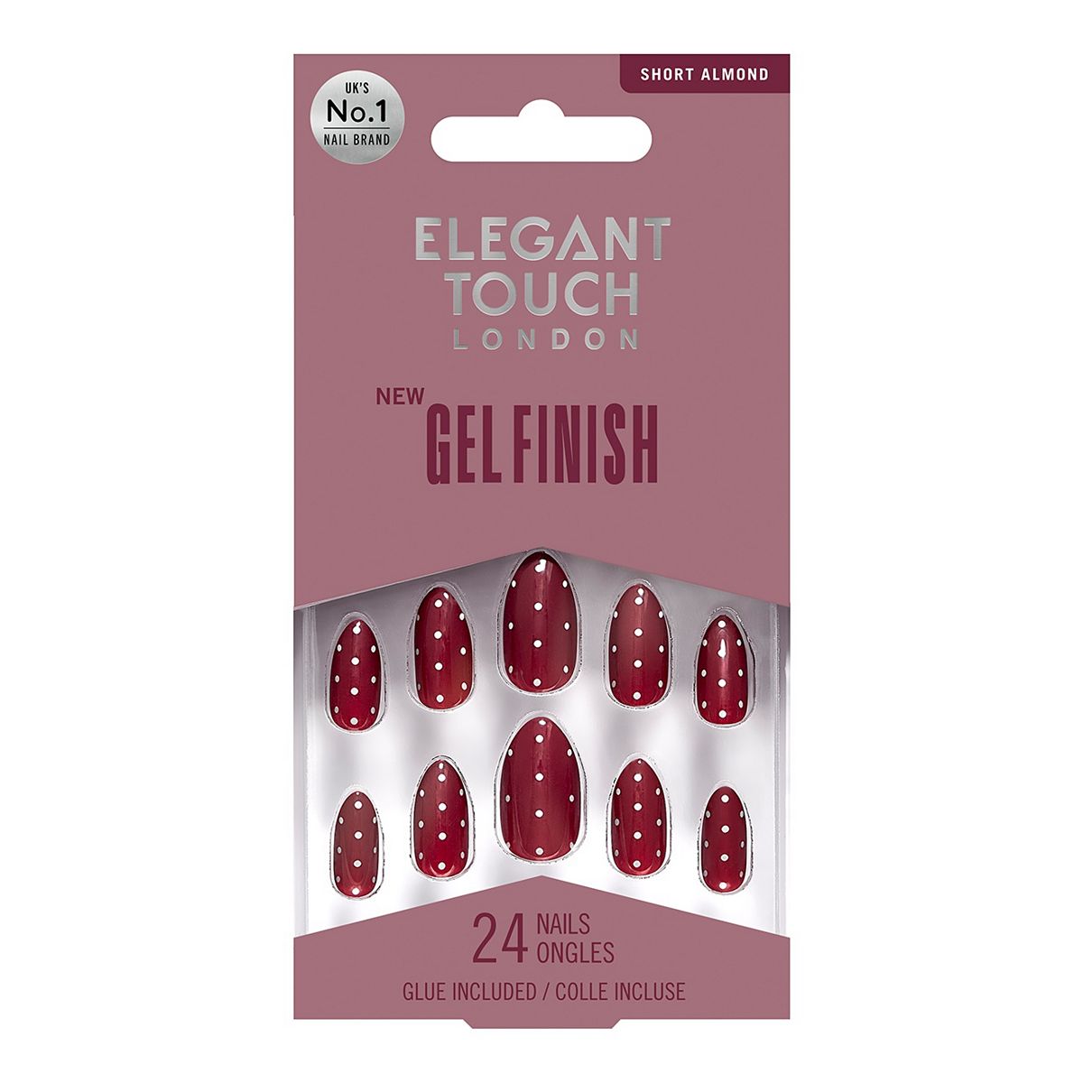 Elegant Touch Gel Finish Cherry Polka