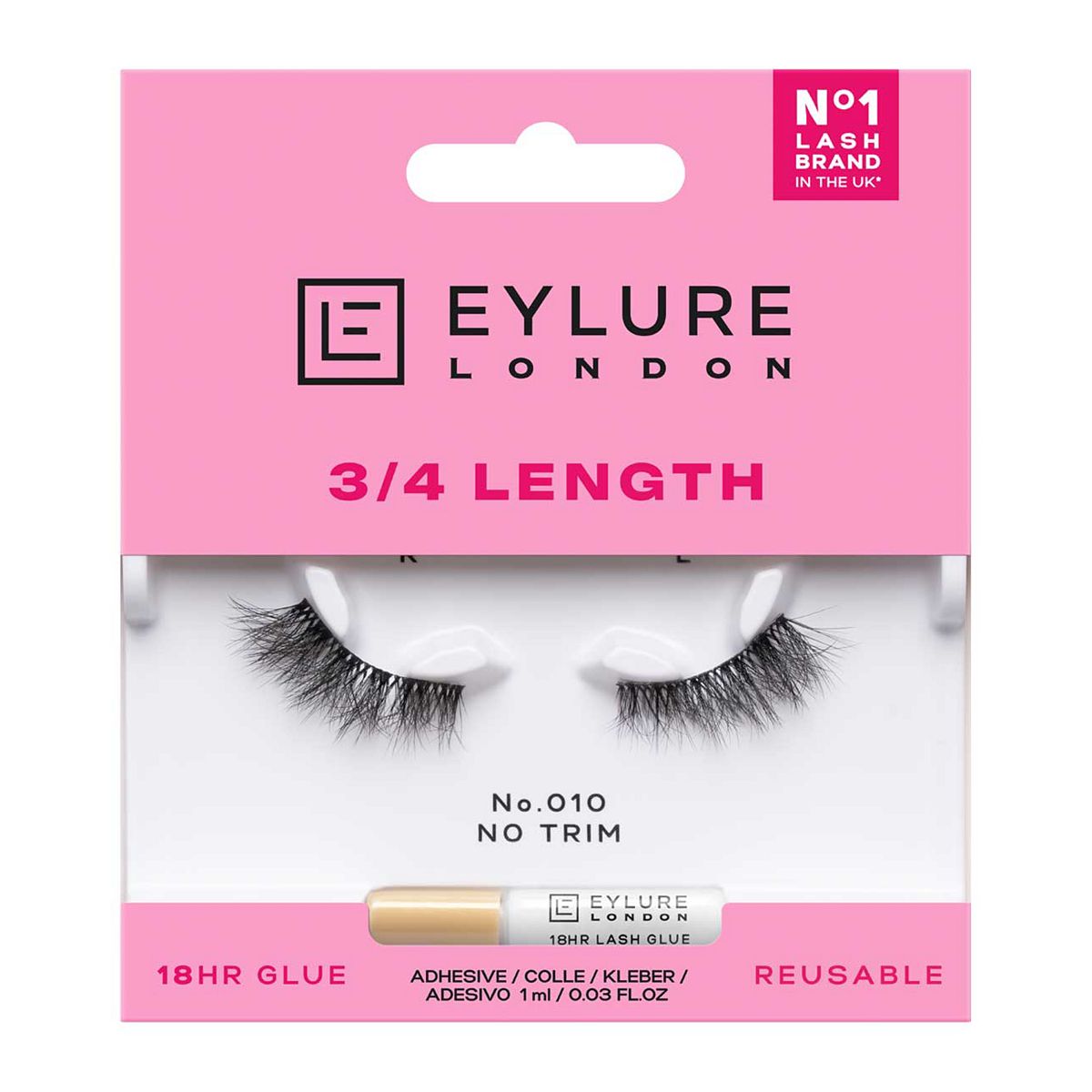 Eylure 3/4 Length No.010 False Lashes