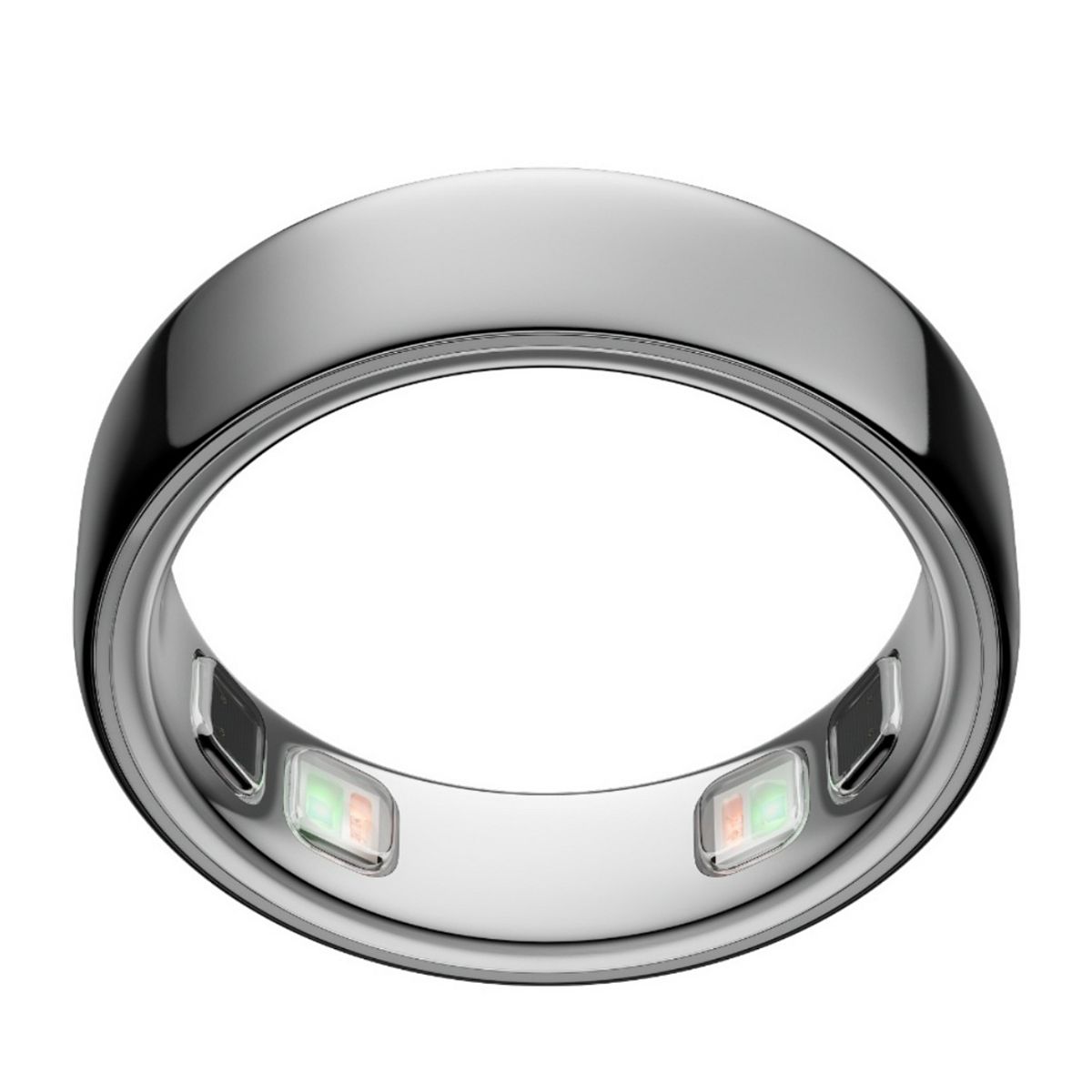 Oura Ring 5 Silver Size 9 Multicolor