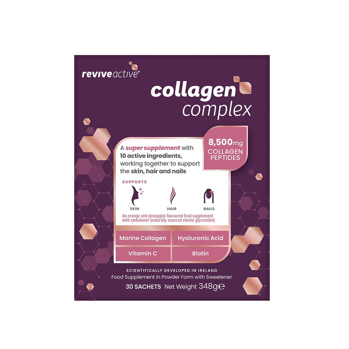Revive Active Collagen Complex For Skin, Hair & Nails 30 Sachets