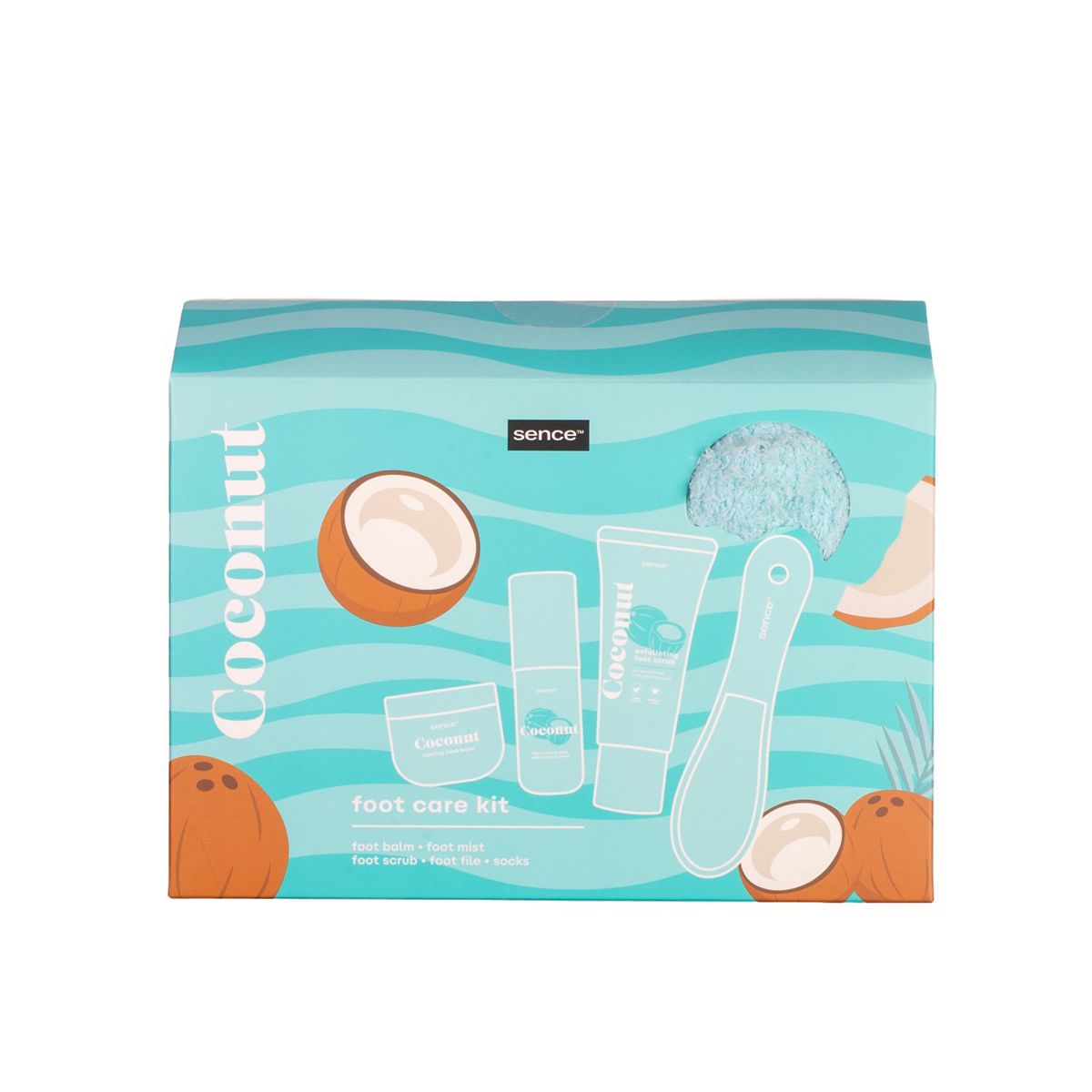 Sence Collection Coconut Foot Kit 5 Piece Set