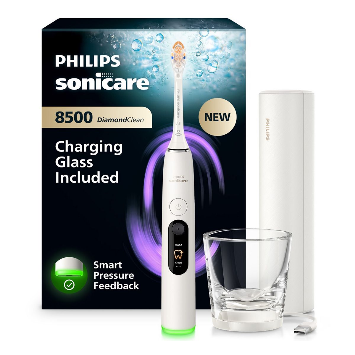 Philips Sonicare Diamond Clean 8500 White Travel Case Hx8513/11