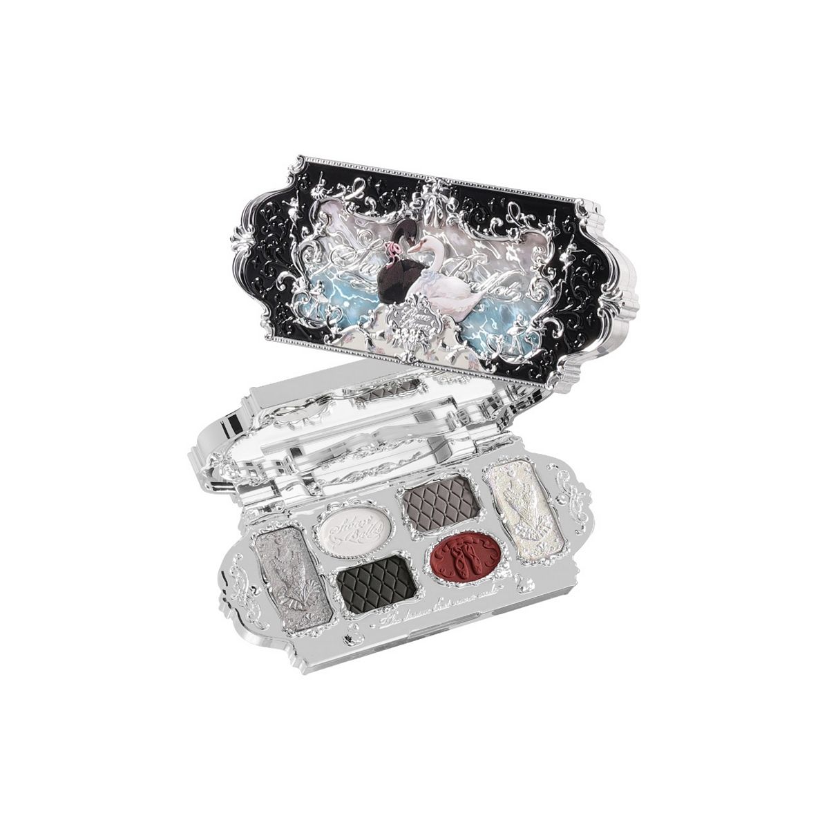 Flower Knows Swan Ballet Series Six-Colour Makeup Palette 02 Black