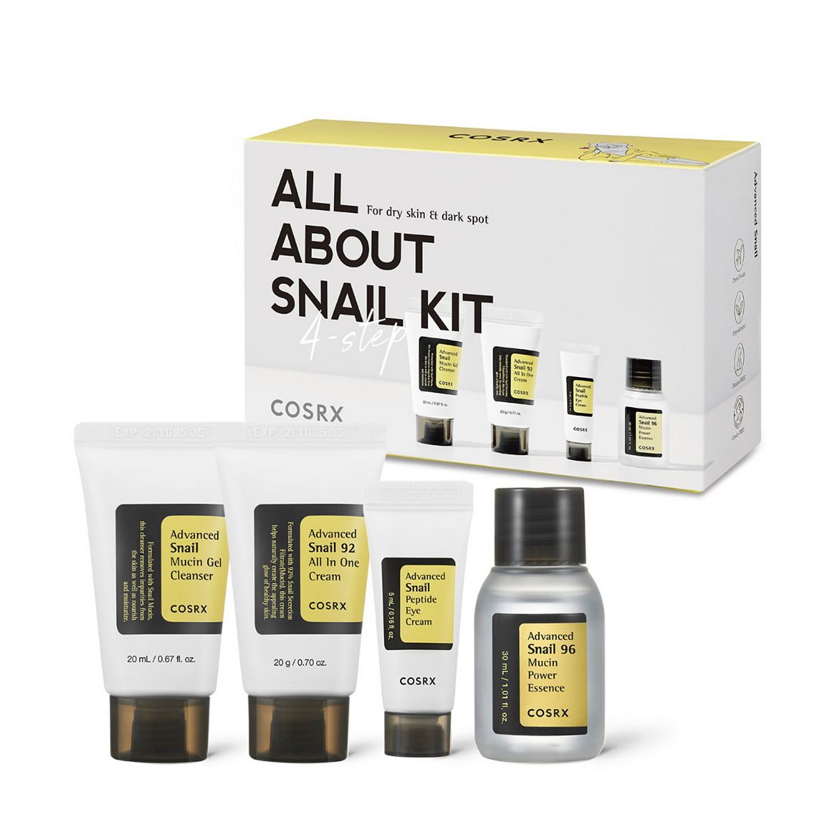 Cosrx All About Snail Kit 4-Step