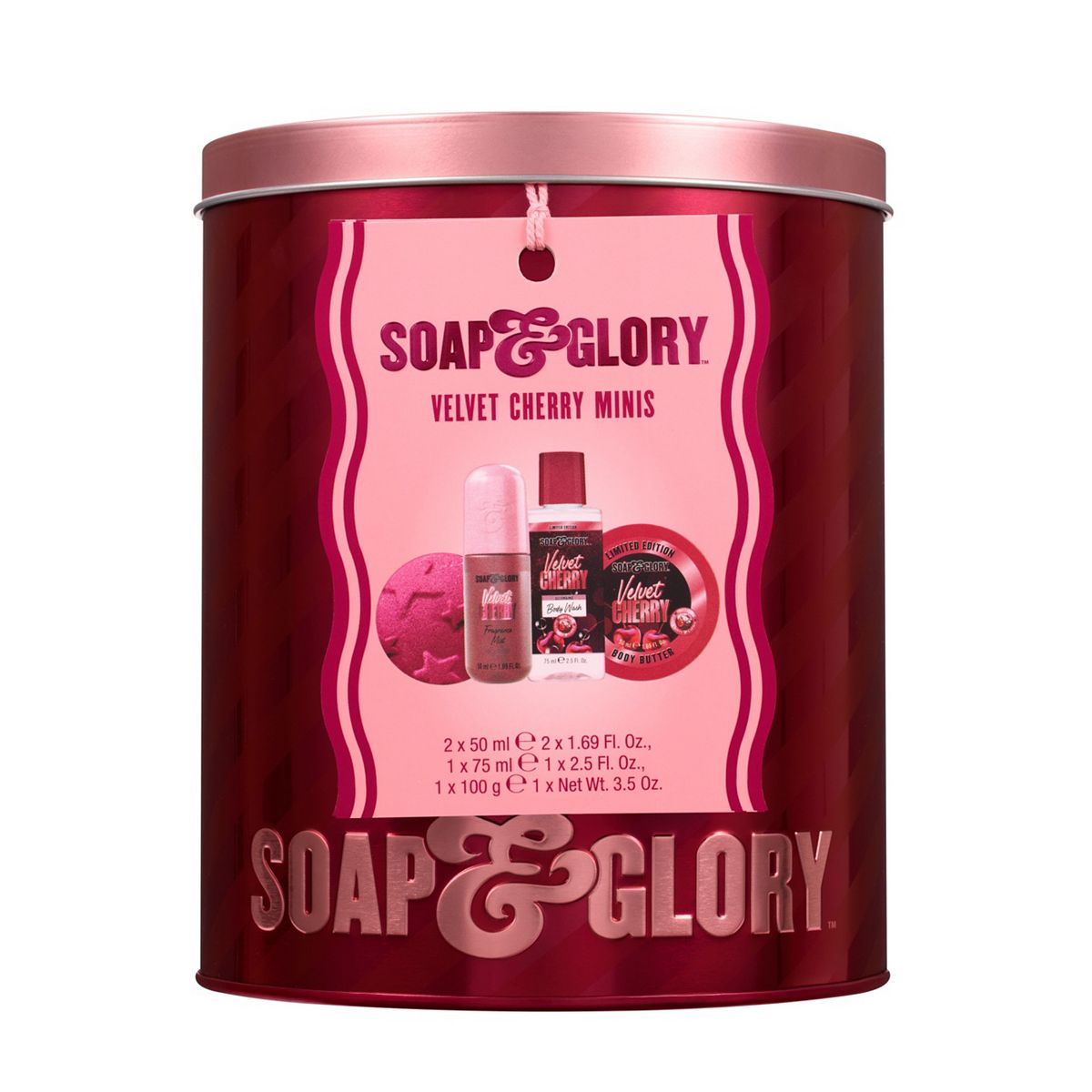 Soap & Glory Velvet Cherry Minis Gift Set