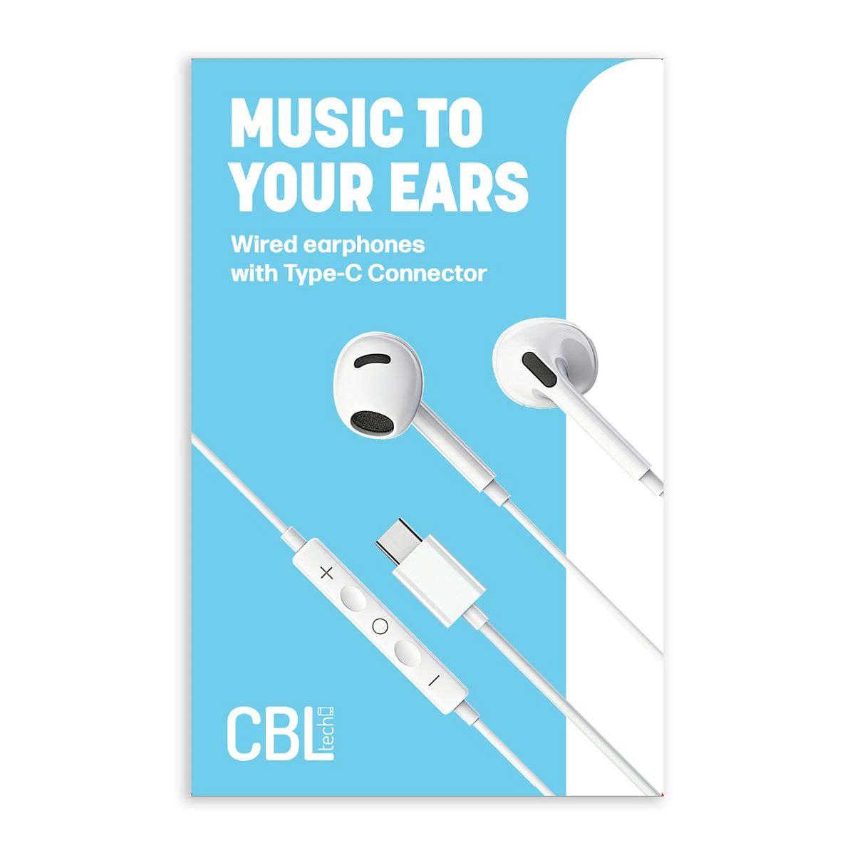 CBL Wired Headphones White