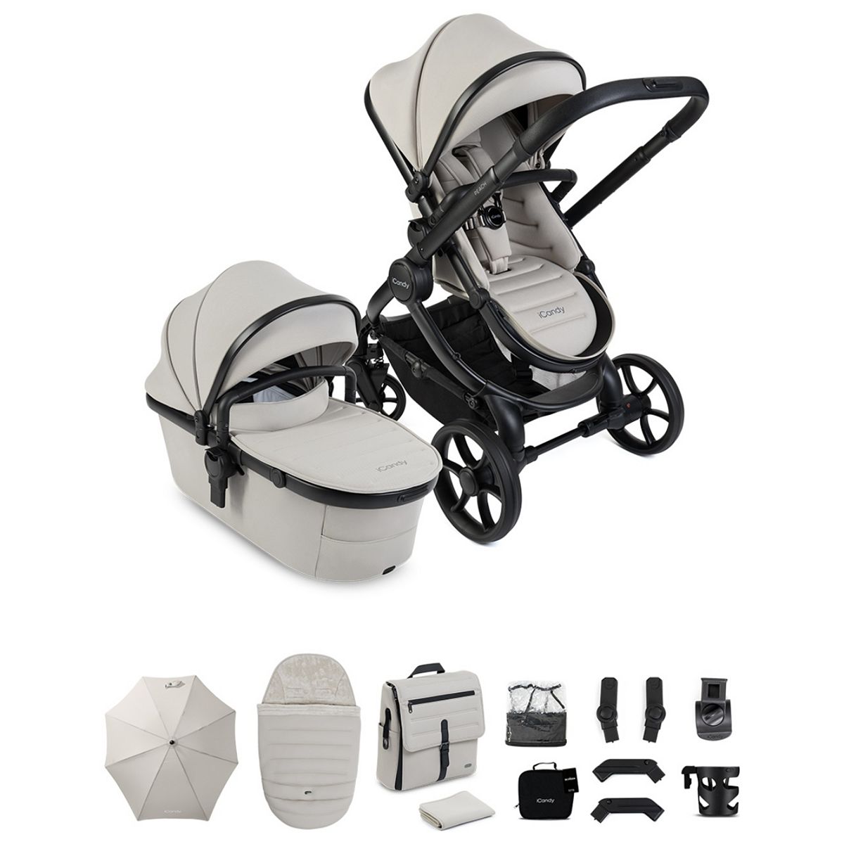 Icandy Peach 8 Taupe Complete Bundle