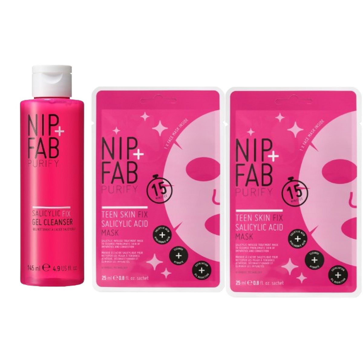 Nip+Fab Salicylic Fix Cleanser & Mask Bundle