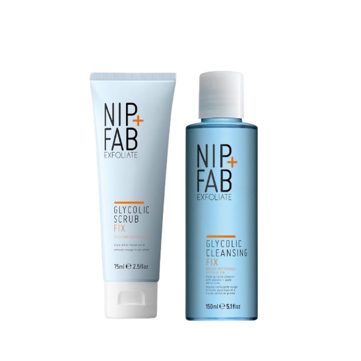 Nip+Fab Glycolic Fix Cleanser & Scrub Bundle
