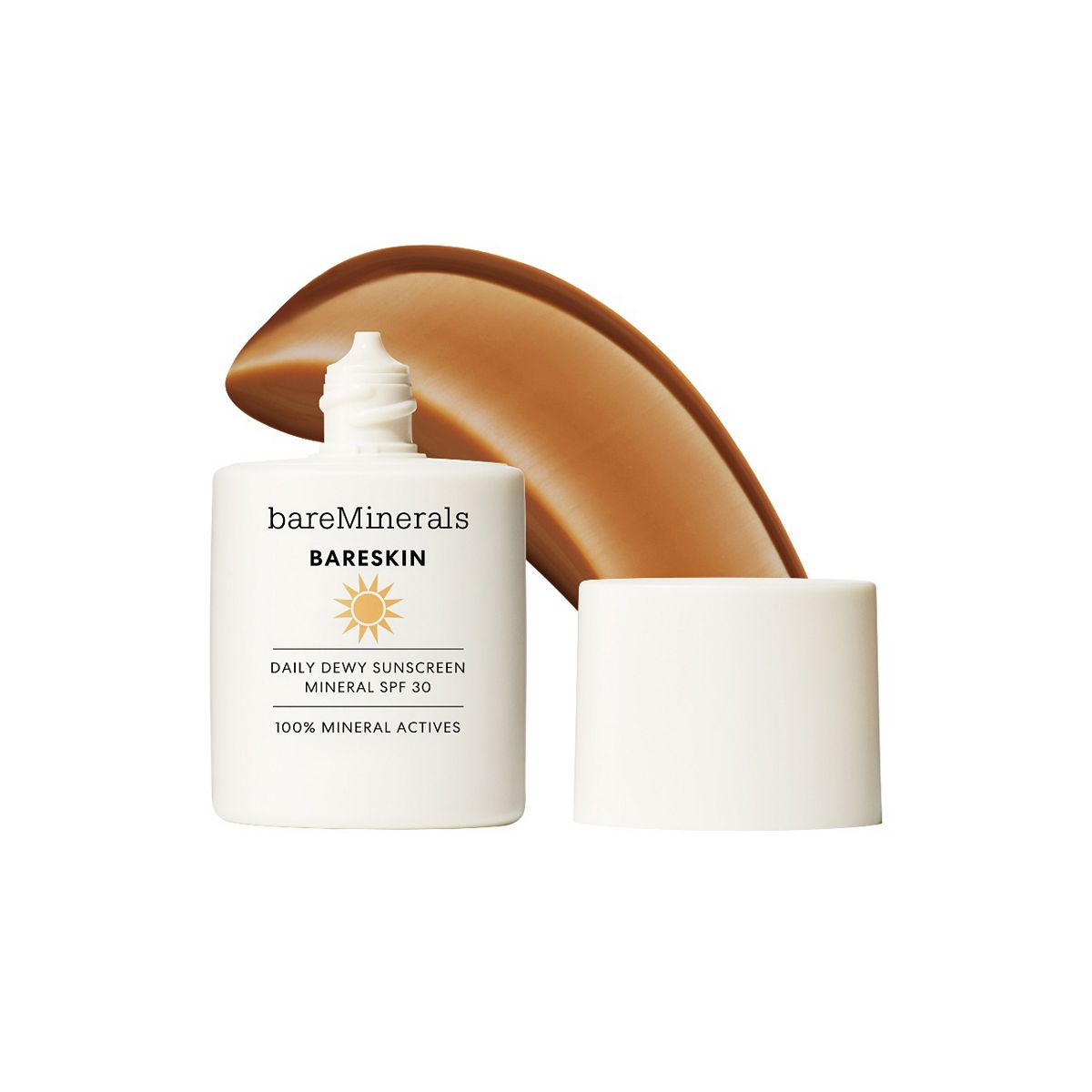 Bareminerals Bareskin Daily Dewy Sunscreen Mineral Spf 30 - Sheer Medium Deep