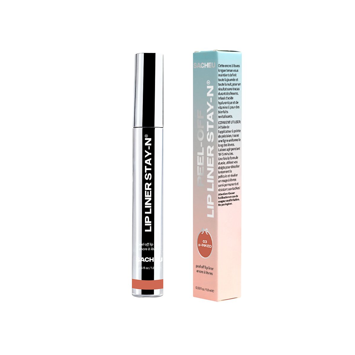 Sacheu Mini Lip Liner Stay-N® (Shade: P-Inked), 1.8ml