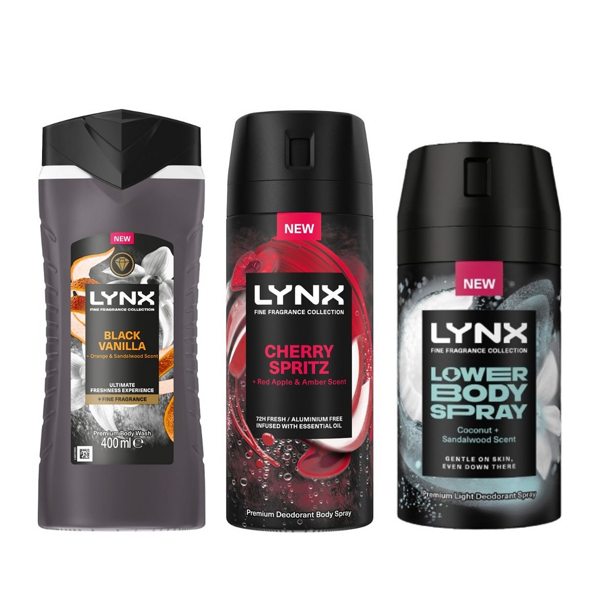 Lynx Body & Shower Trio Bundle