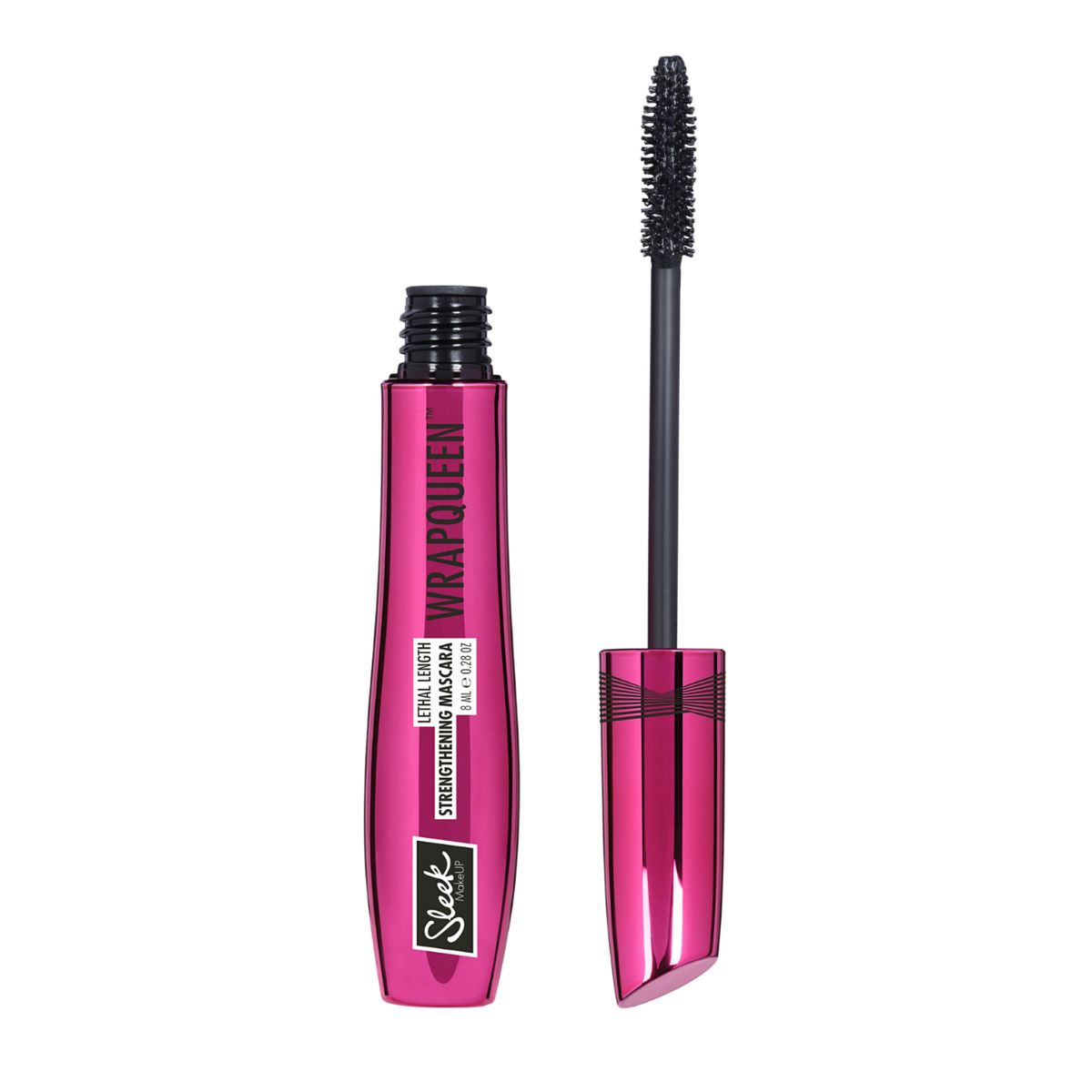 Sleek Makeup, Wrapqueen, Strengthening Tubing Mascara, Lethal Length, 8ml