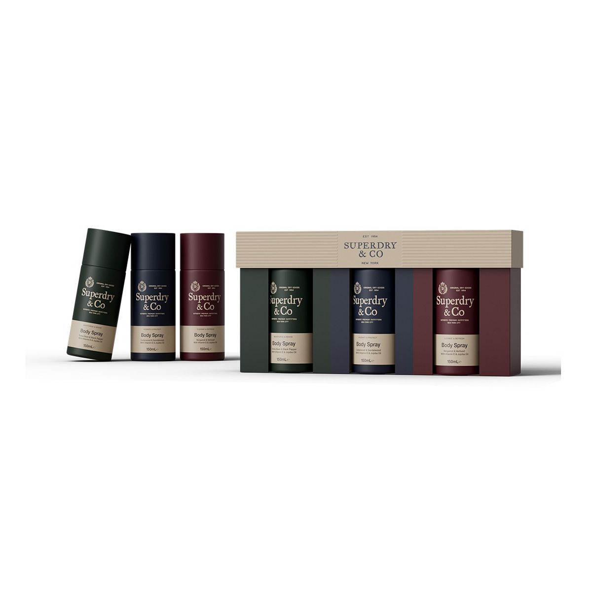Superdry Body Spray Trio Set