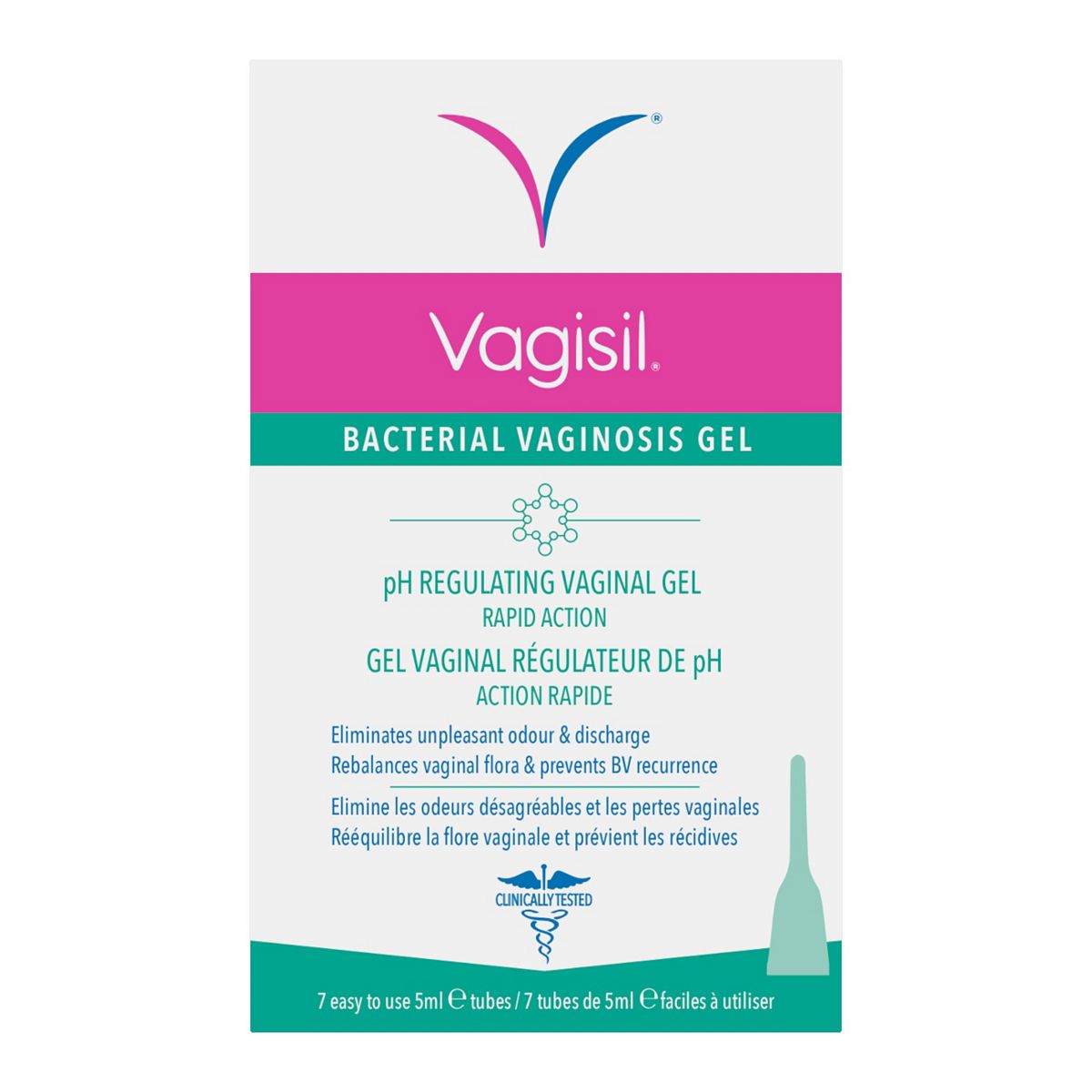 Vagisil Bacterial Vaginosis Gel 5Ml 7 Tubes