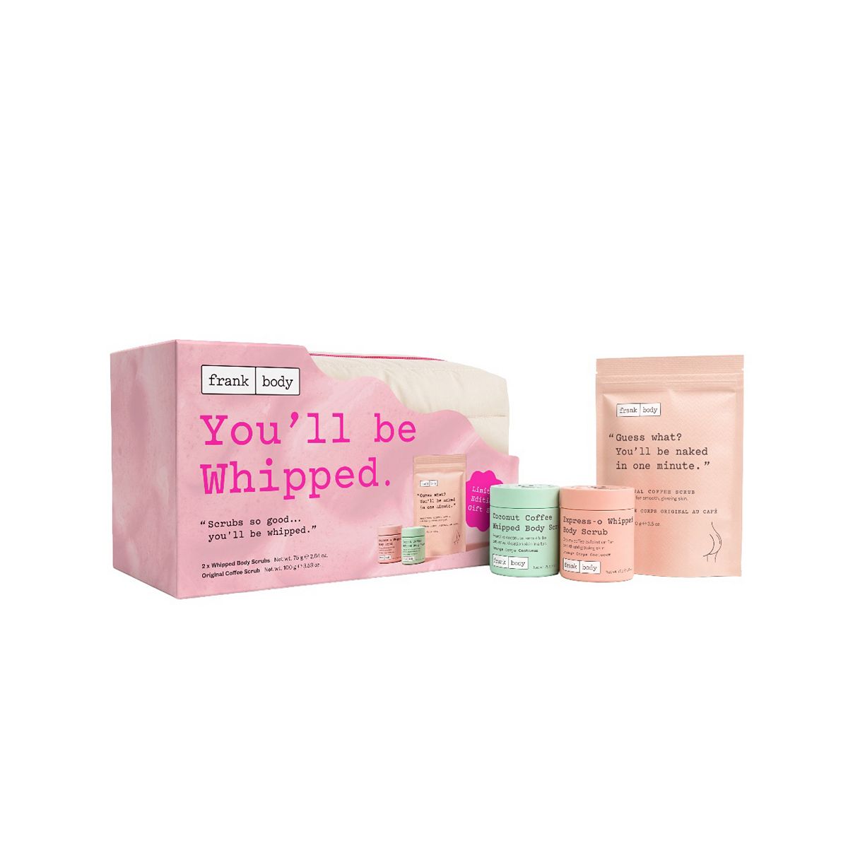 Frank Body You'll Be Whipped Kit