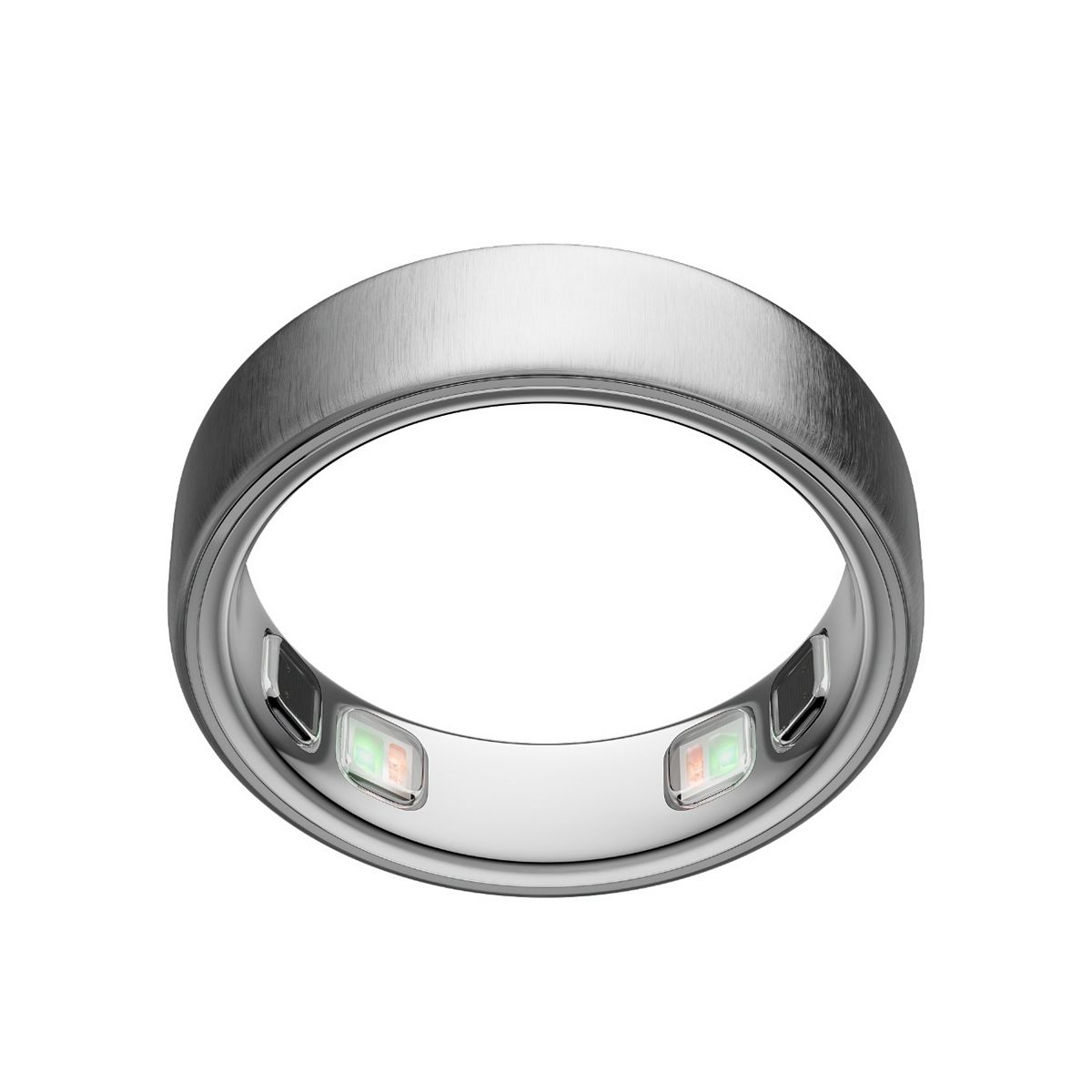 Oura Ring 5 Brushed Silver Size 8