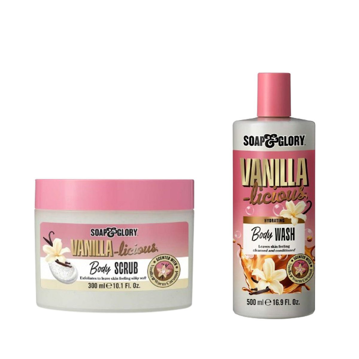 Soap & Glory Vanilla-Licious Wash & Scrub Bundle