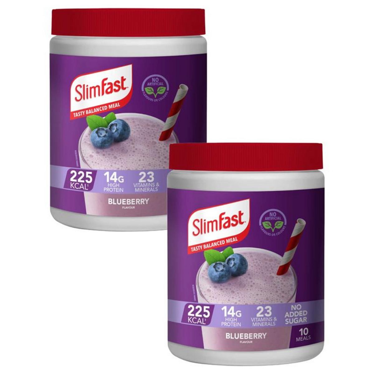 Slim Fast Blueberry Shake Powder Bundle
