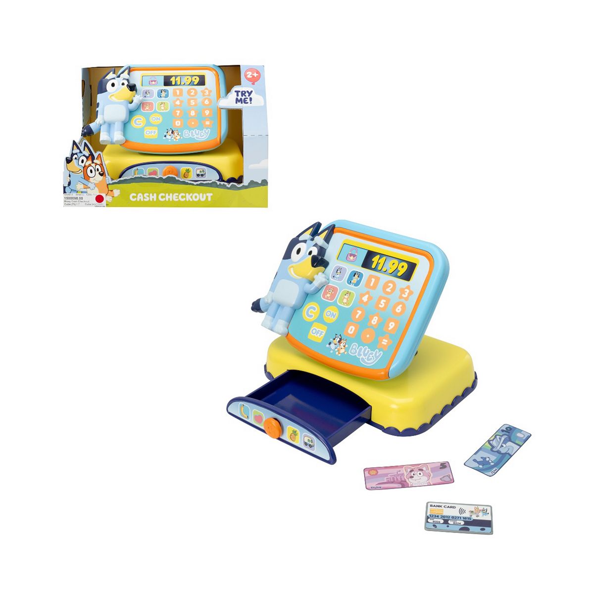 Bluey Unisex Multicolor Childrens Cash Register Checkout Play Set - Image 5