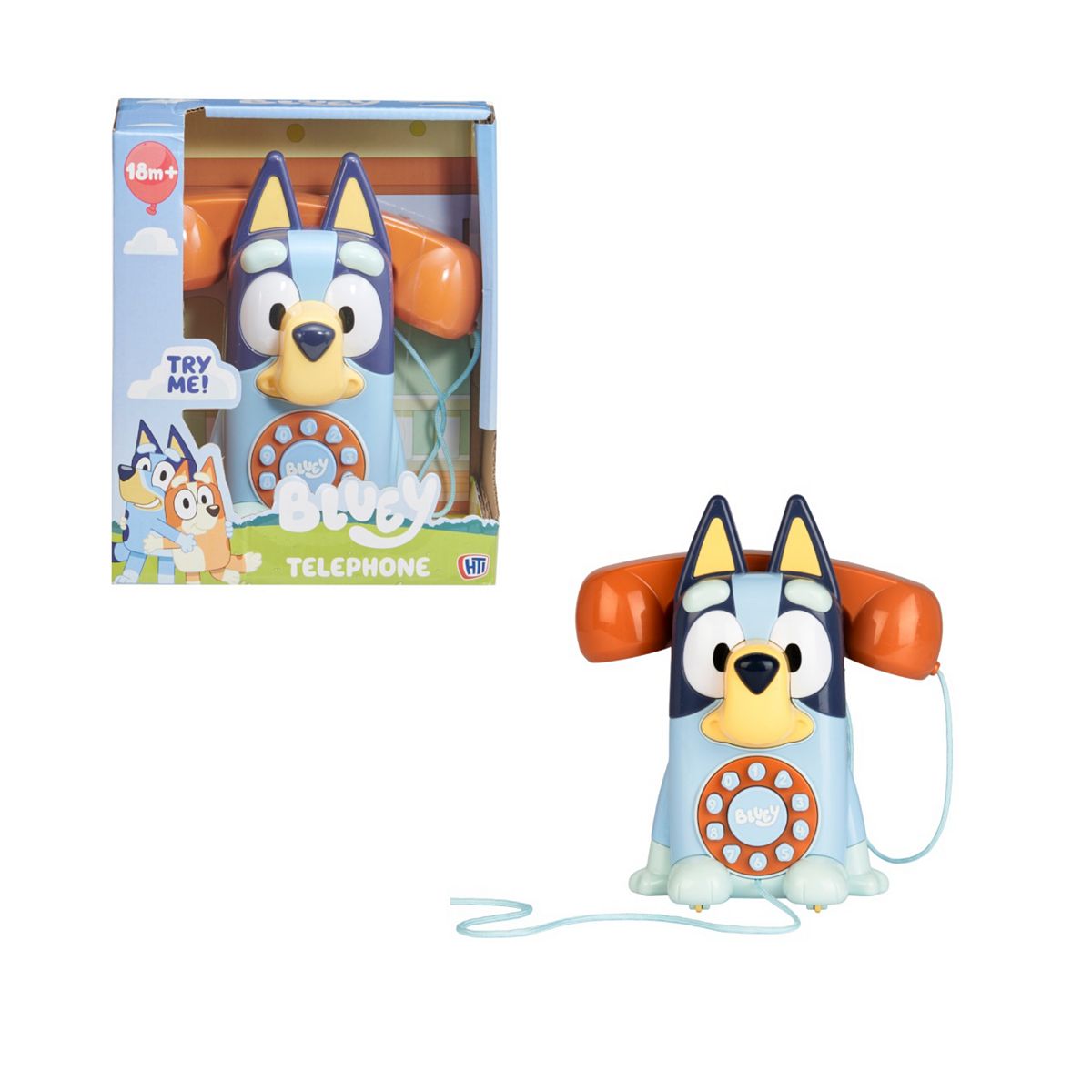 Bluey Talking Telephone Kids Interactive Play Phone Ideal Pretend Toy Gift New - Image 7