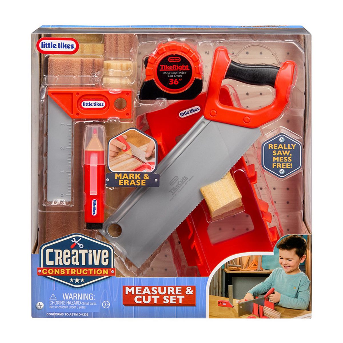 Little Tikes Creative Construction Measure And Cut Set