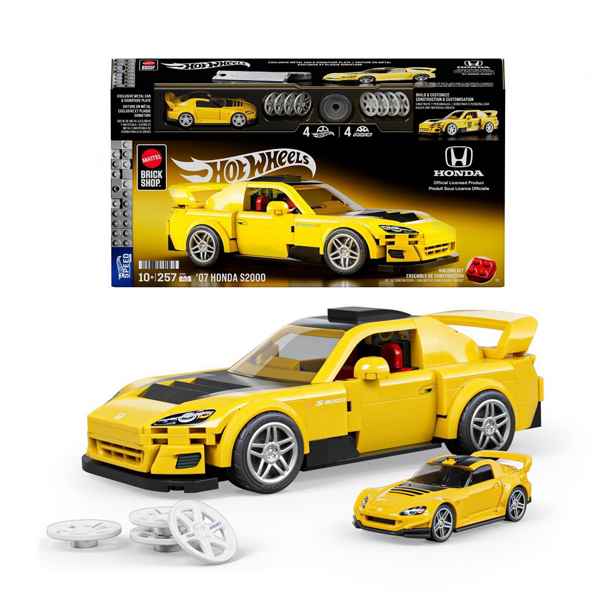 Mattel Brickshop Hot Wheels Speed Honda S2000