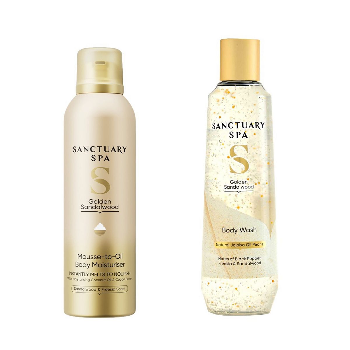 Sanctuary Spa Golden Sandalwood Skin Duo