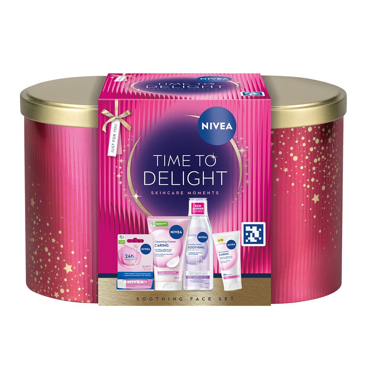 Nivea Time To Delight Tin Gift Pack