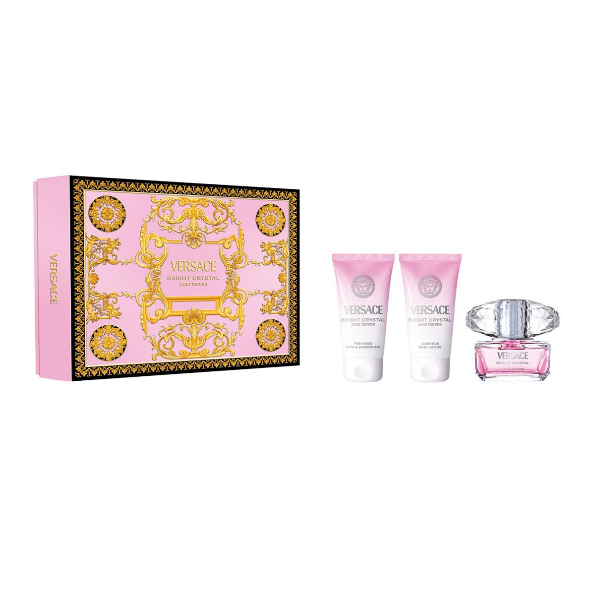 Versace Bright Crystal Eau De Toilette 50ml Gift Set