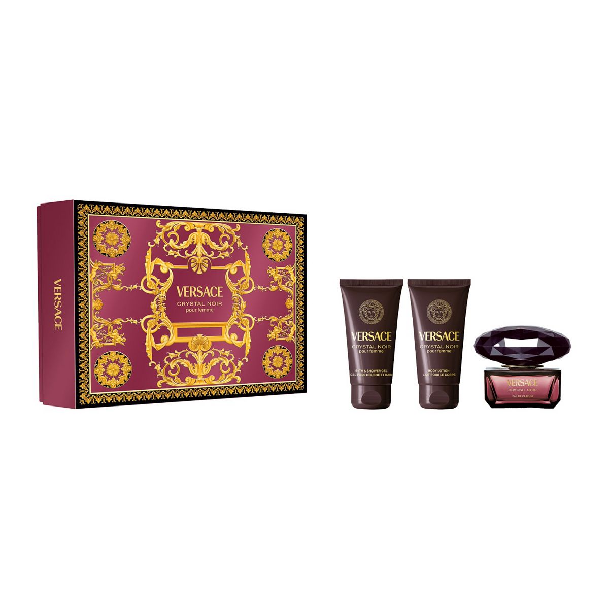 Versace Crystal Noir Eau De Parfum 50ml Gift Set