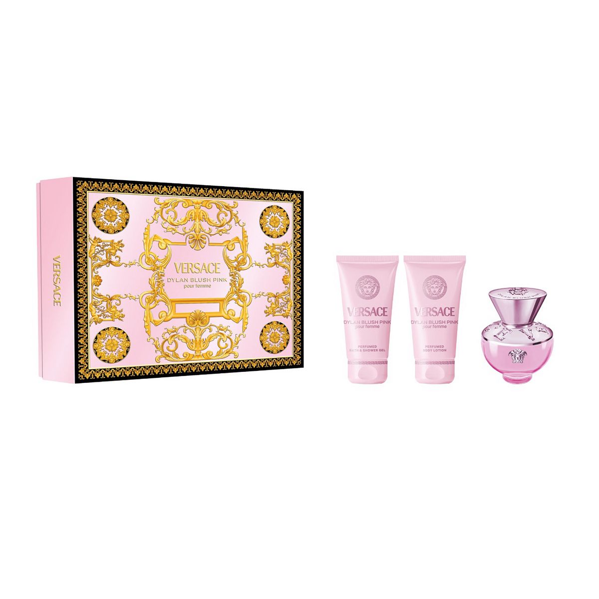 Versace Dylan Blush Pink Eau De Parfum 50ml Gift Set