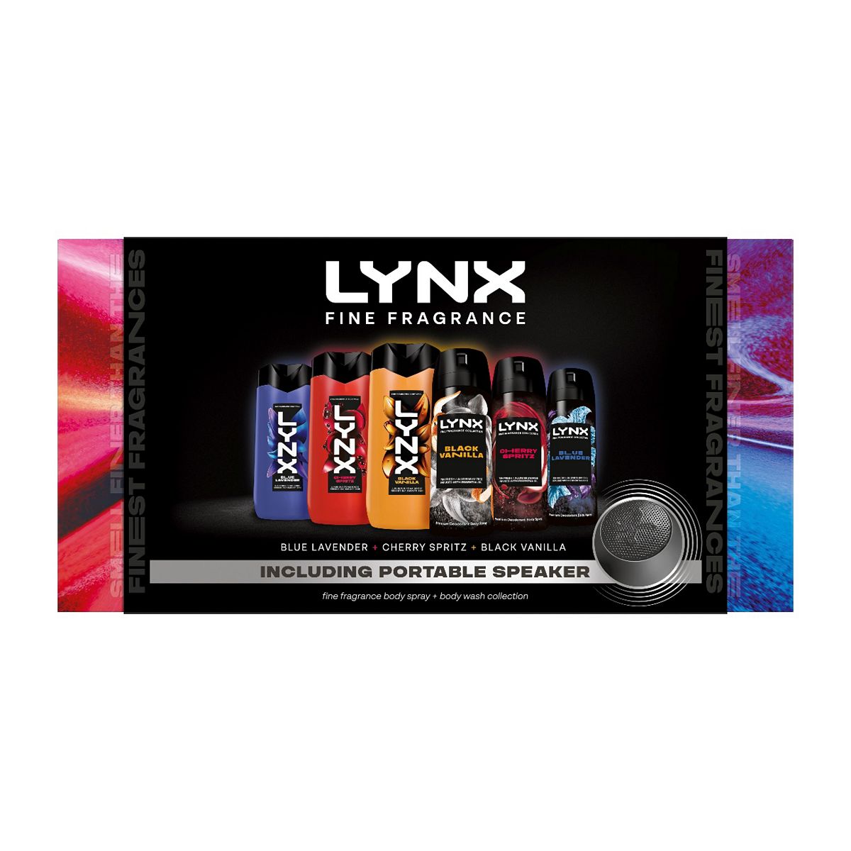 Lynx Fine Fragrance Body Spray & Wash Set With Speaker