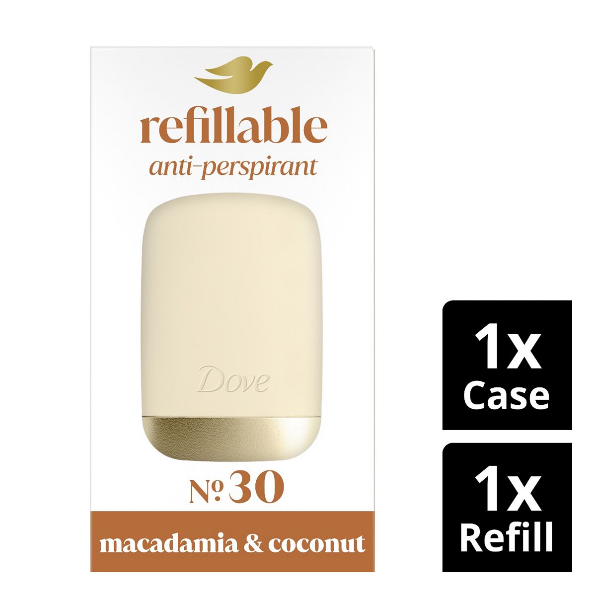 Dove No. 30 Macadamia & Coconut Anti-Perspirant Starter Kit 1 Pc