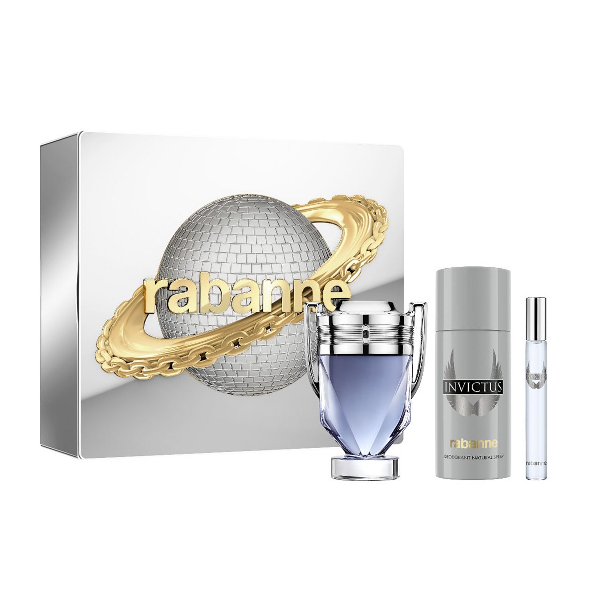 Rabanne Invictus Eau De Toilette 100ml Gift Set