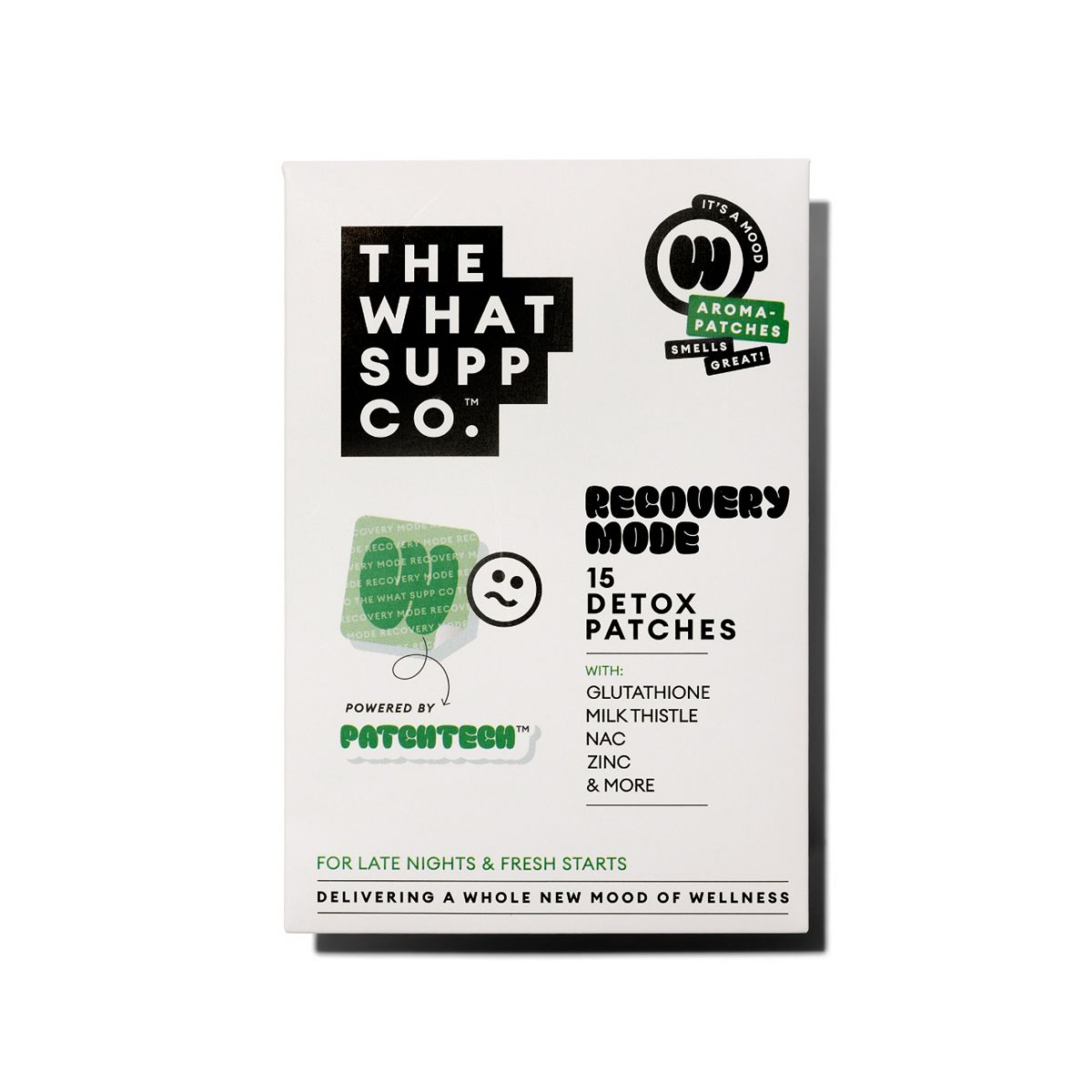 The What Supp Co. Recovery Mode Detox Patches Pack Of 15