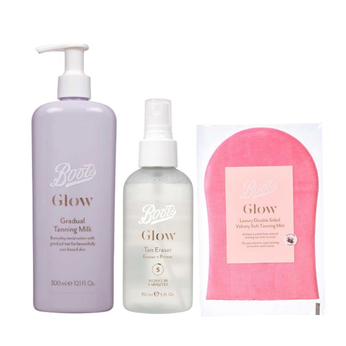 Soltan Boots Glow Tanning Milk Bundle